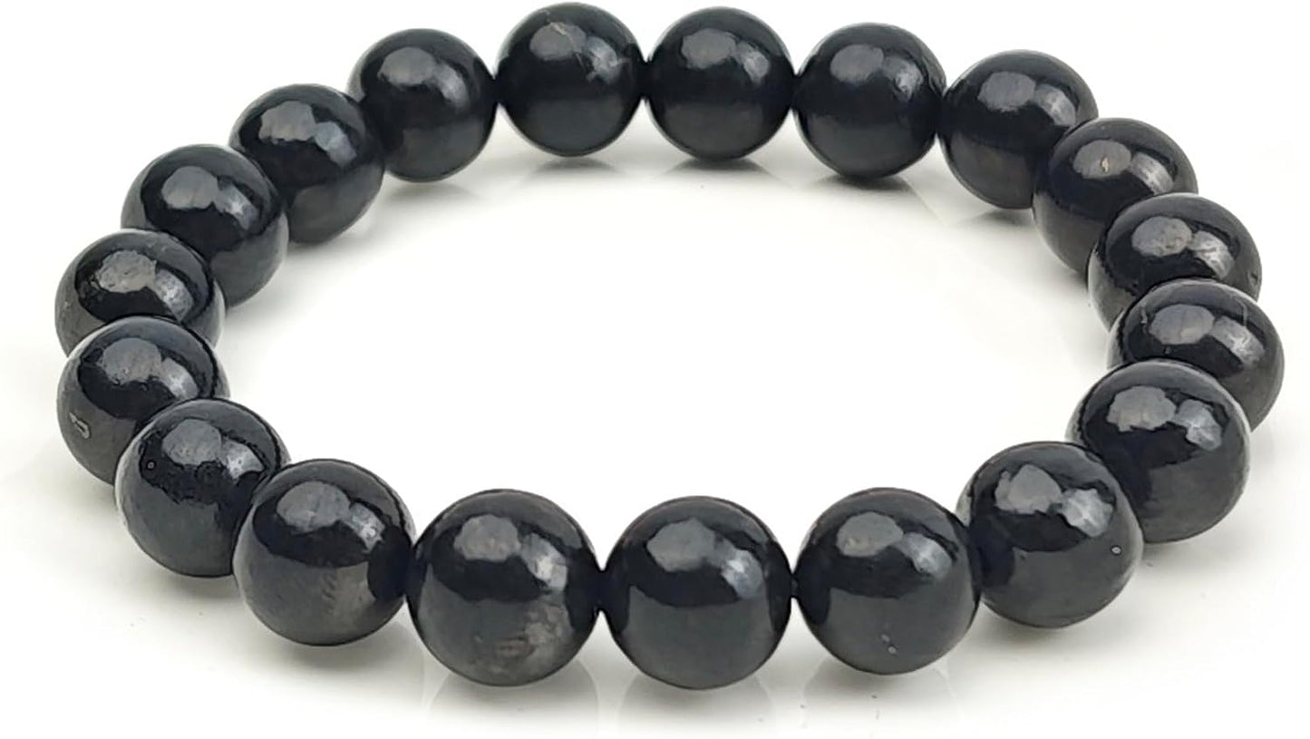 Handcrafted Shungite Bead Bracelet
