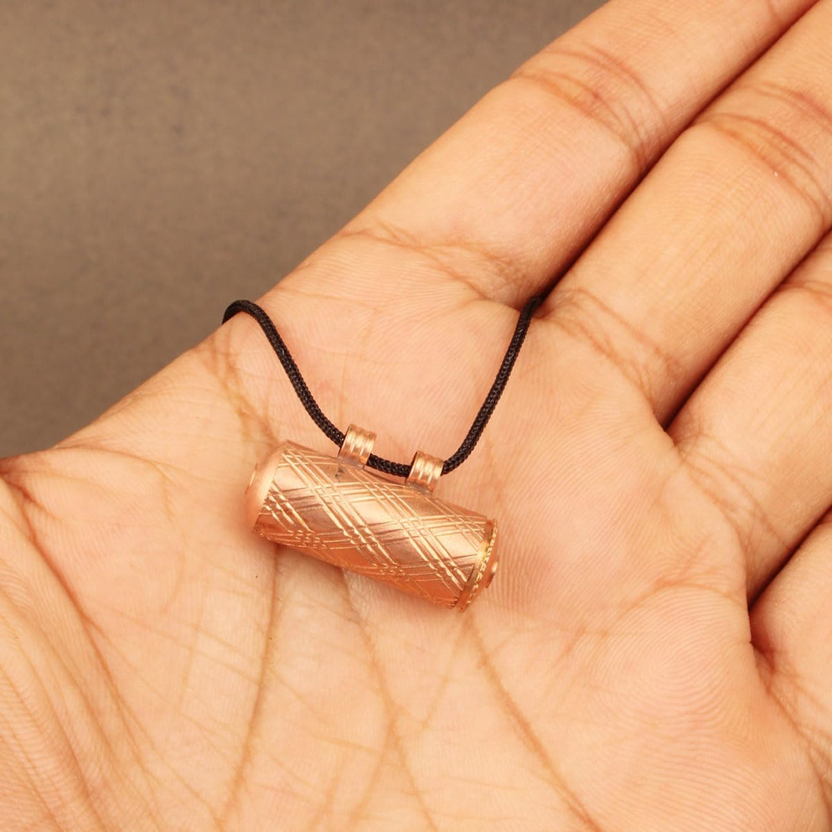Pure Copper Taweez Amulet Necklace