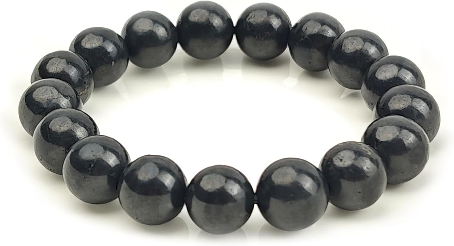 Handcrafted Shungite Bead Bracelet