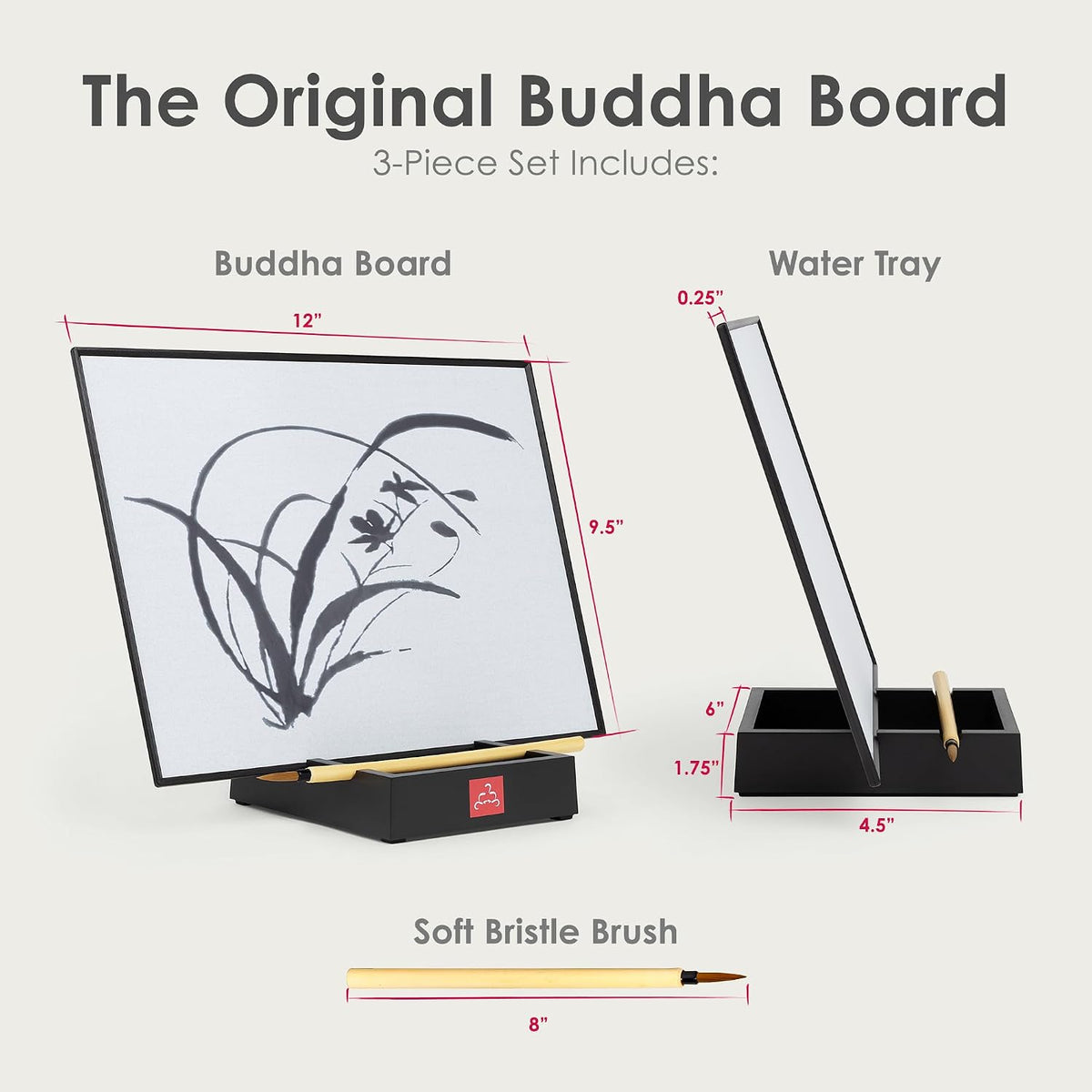 Original Buddha Board — Water & Presence | Reusable Painting Board