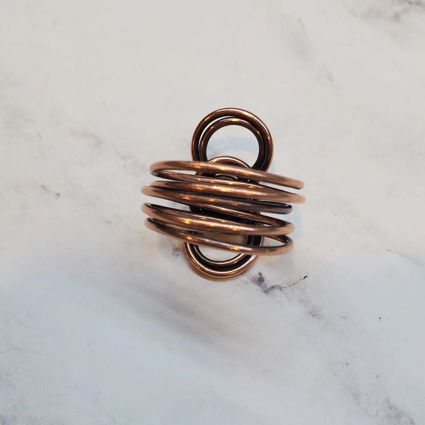 Copper Eternity Ring – Handcrafted Symbol of Infinite Connection