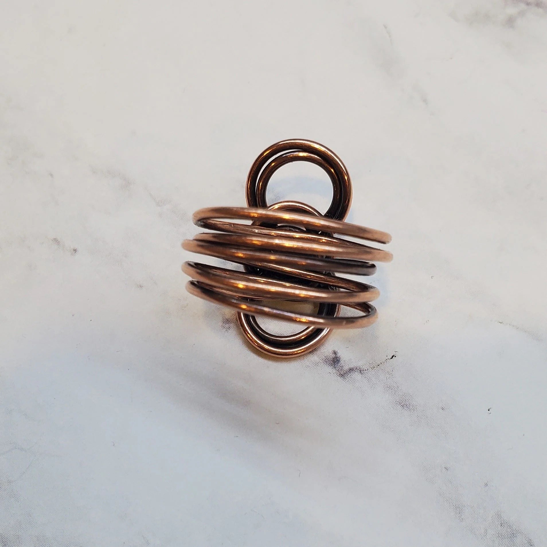Copper Eternity Ring – Handcrafted Symbol of Infinite Connection
