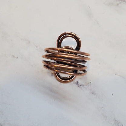 Copper Eternity Ring – Handcrafted Symbol of Infinite Connection