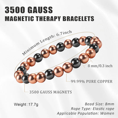 Pure Copper Magnetic Bracelet – Healing Energy Jewelry