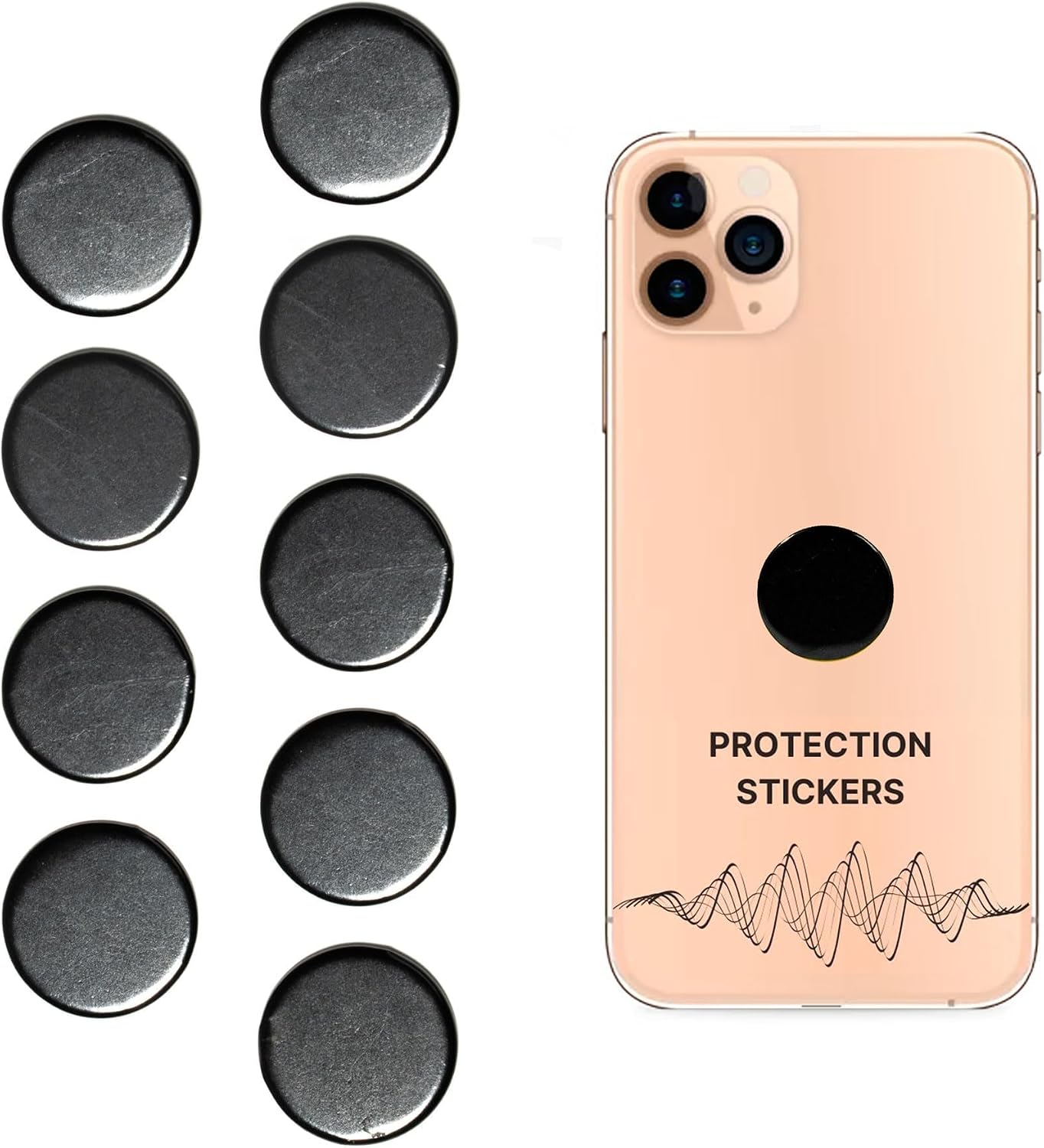 Shungite Cell Phone Protection Stickers