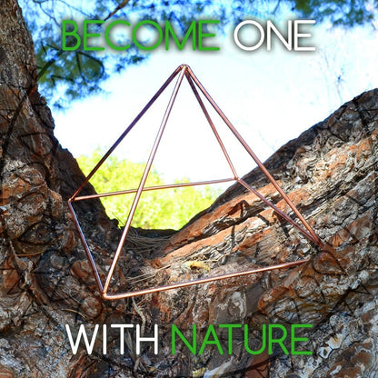 Solid Copper Giza Pyramid — 6"