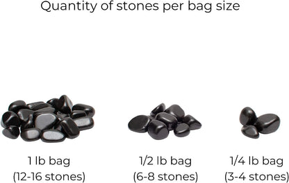 Polished Shungite Stones Set