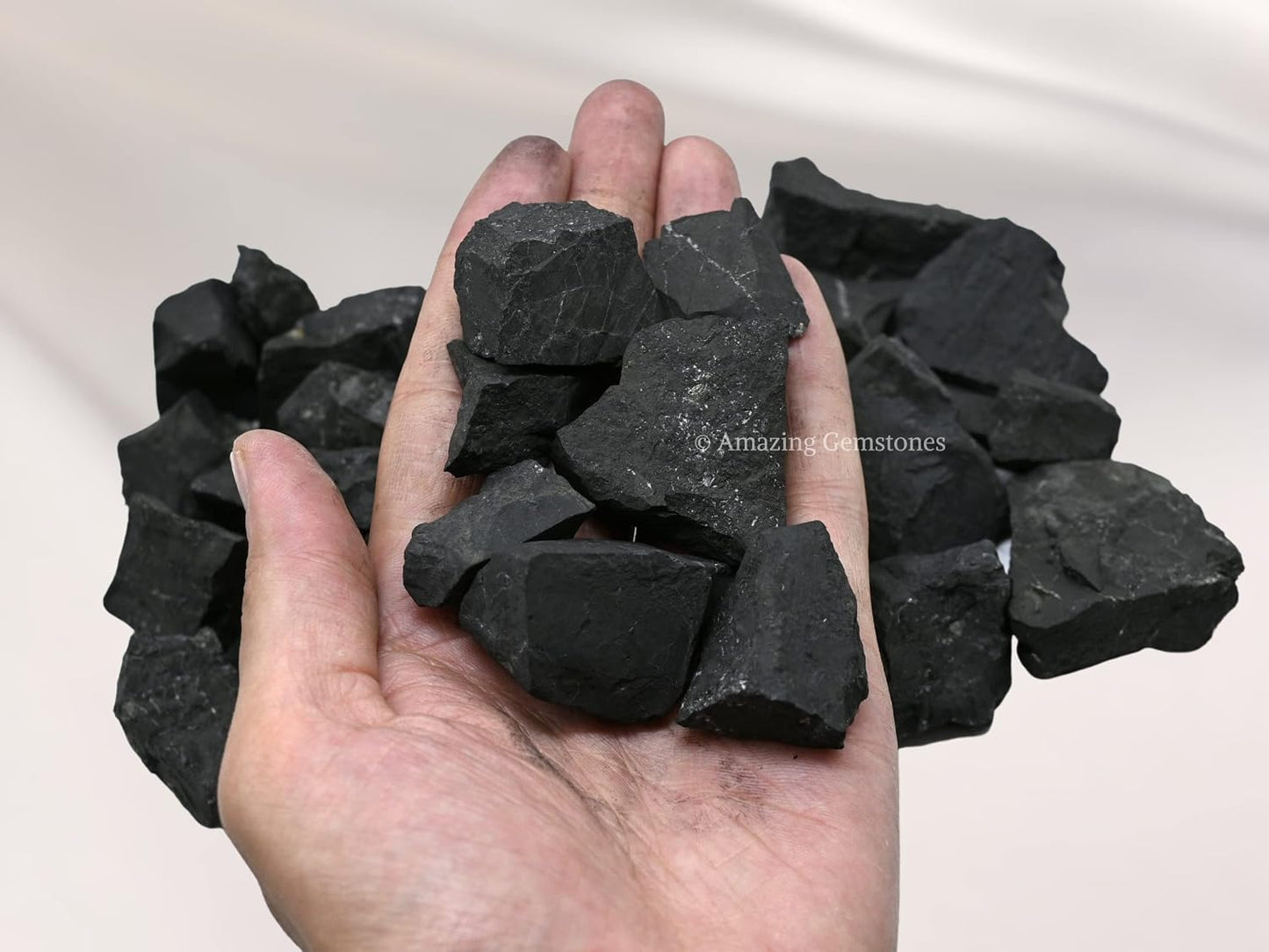 Premium Raw Shungite Stones – Natural Crystal Rocks