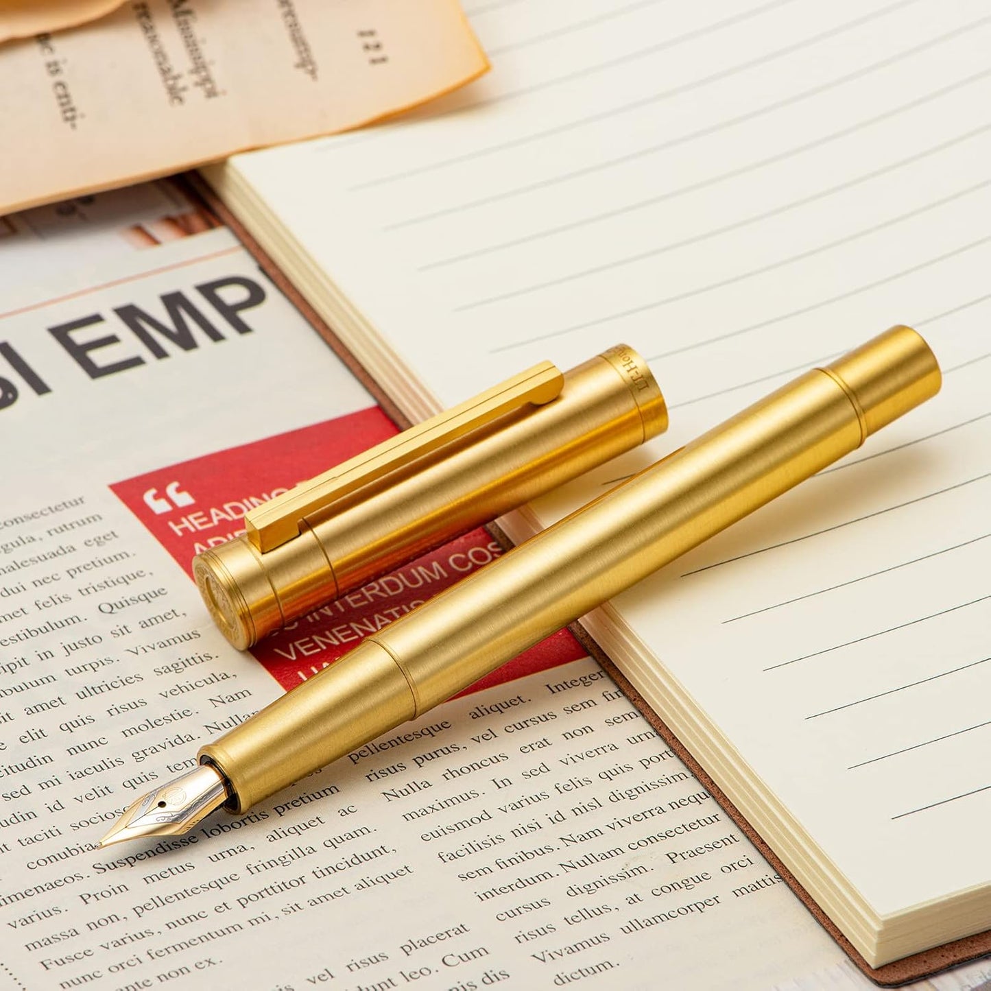 Forest Pro Solid Copper Fountain Pen