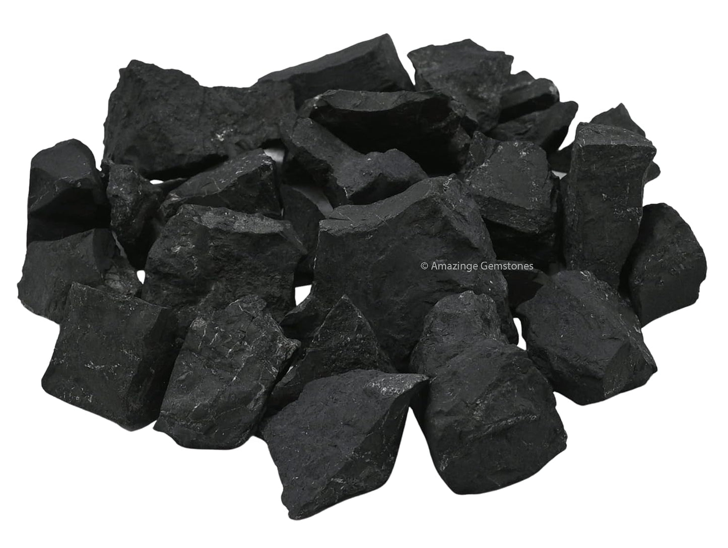 Premium Raw Shungite Stones – Natural Crystal Rocks