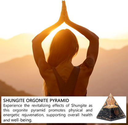 Shungite Orgonite Protection Pyramid