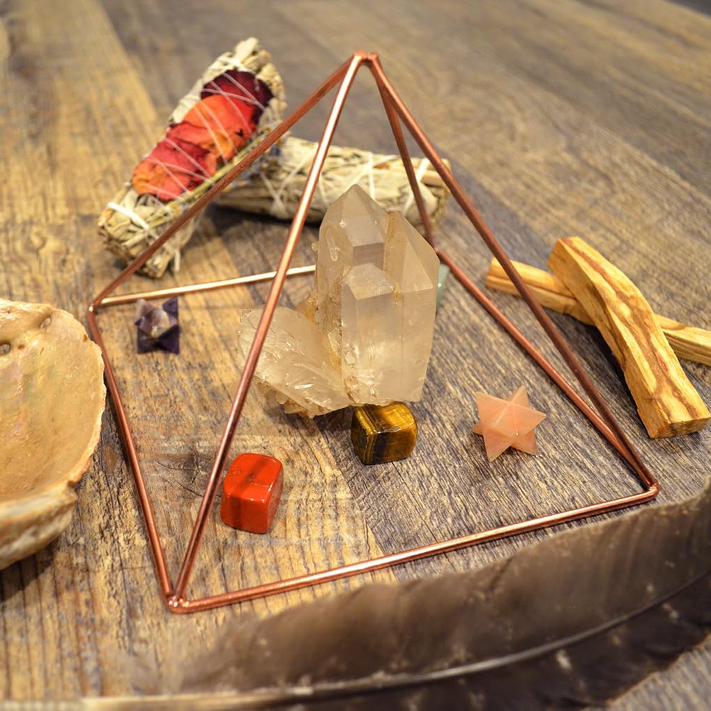 Solid Copper Giza Pyramid — 6"
