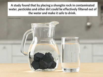Premium Raw Shungite Stones – Natural Crystal Rocks