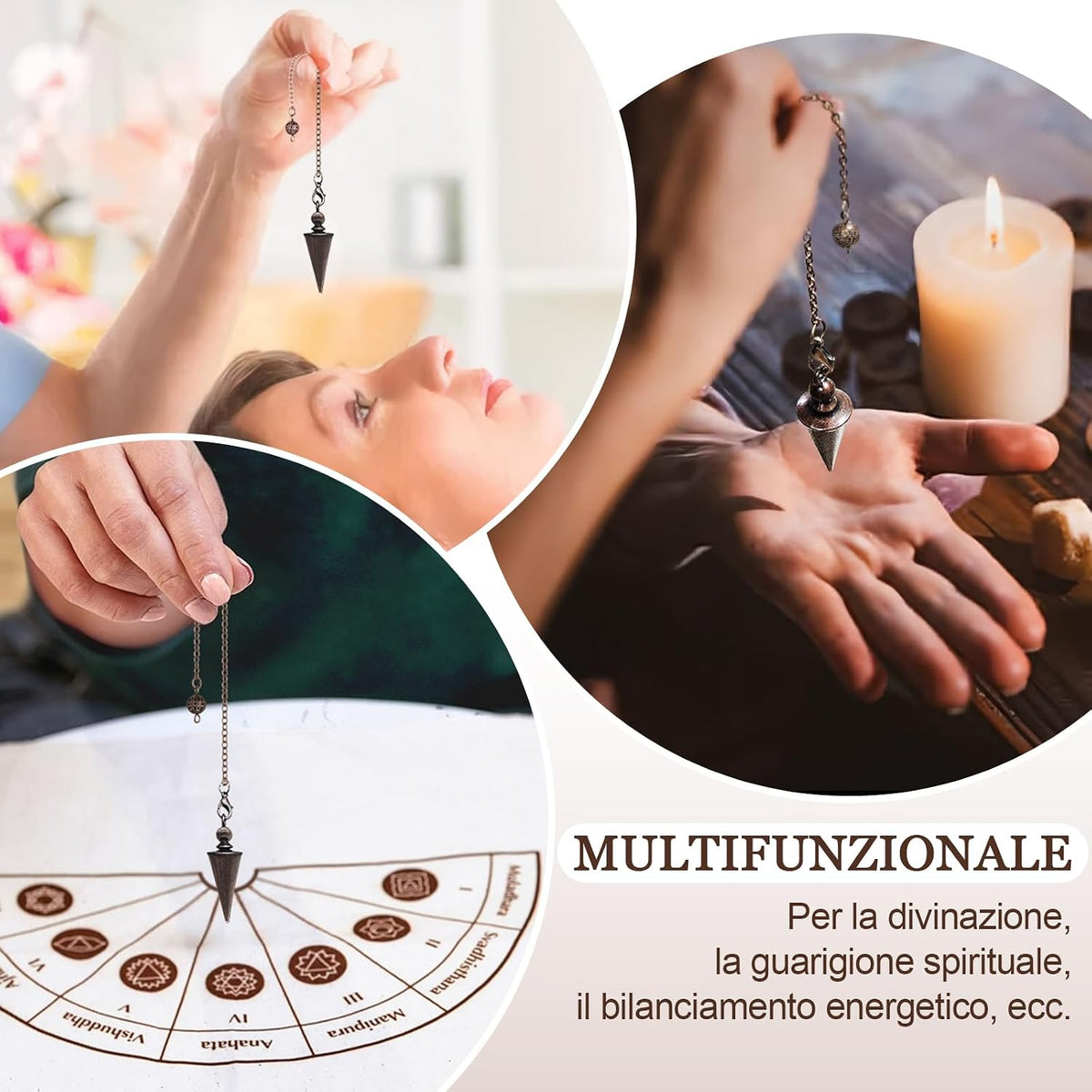 Pure Copper Pendulum — Dowsing & Meditation