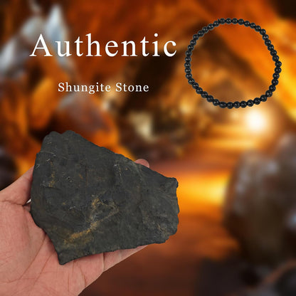 Handcrafted Shungite Bead Bracelet