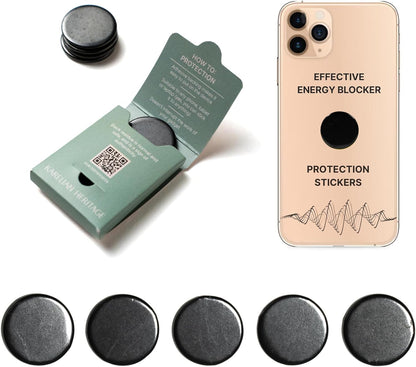 Shungite Cell Phone Protection Stickers
