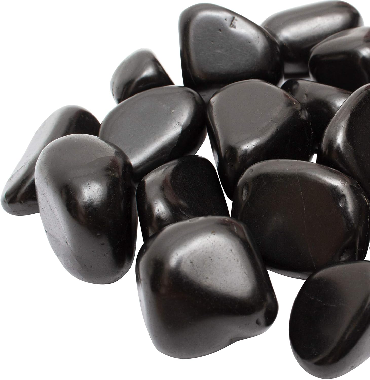Polished Shungite Stones Set