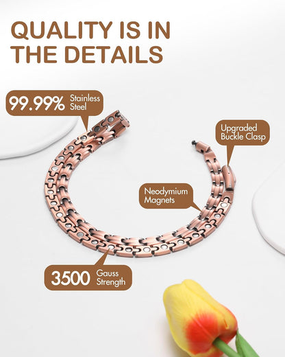 Pure Copper Magnetic Necklace