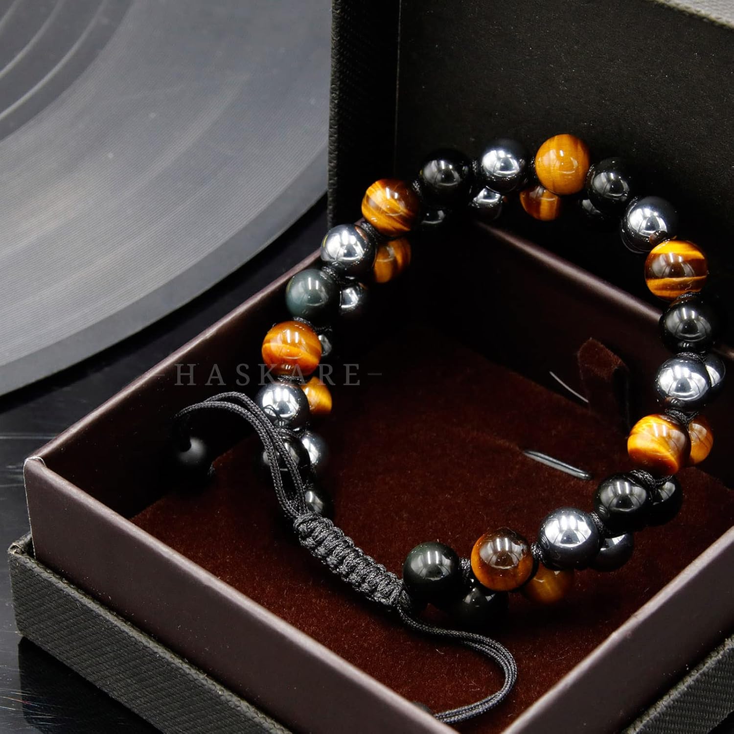 Triple Protection Stone Bracelet