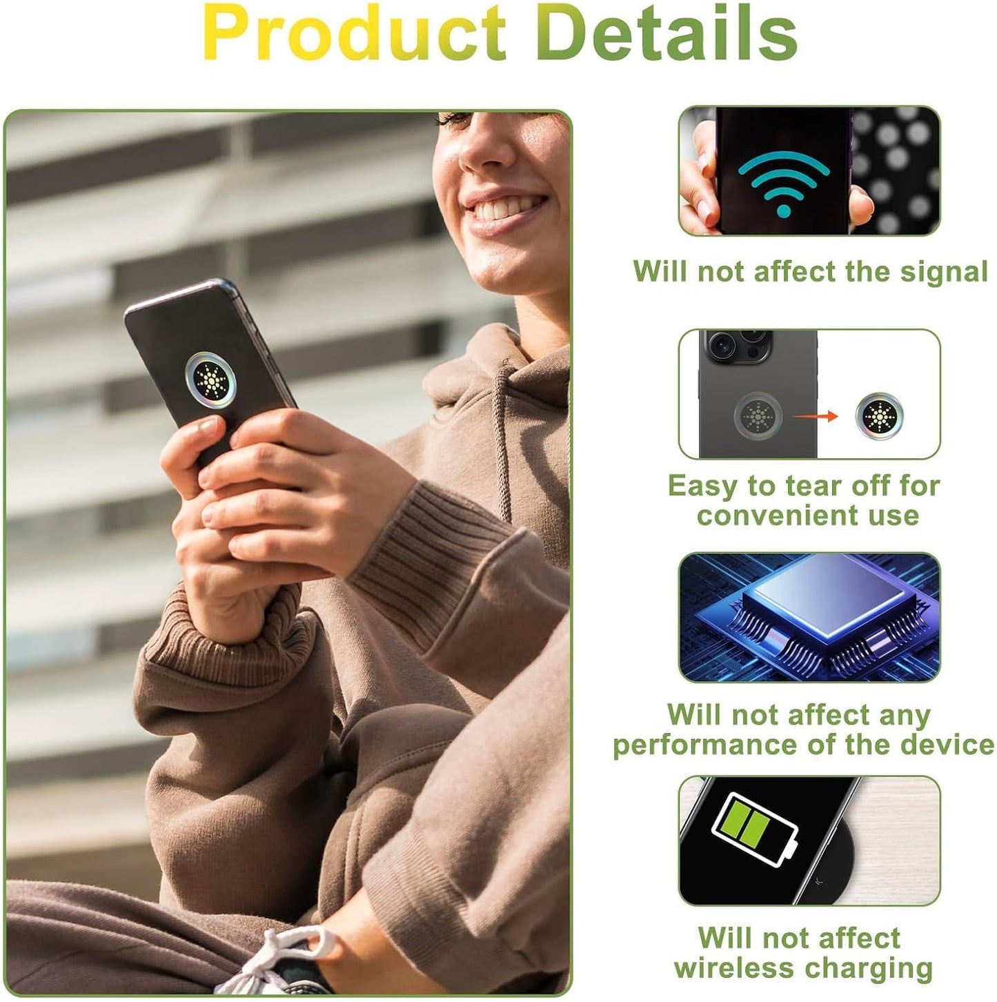 EMF Protection Stickers (6 Pack)