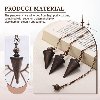 Pure Copper Pendulum — Dowsing & Meditation