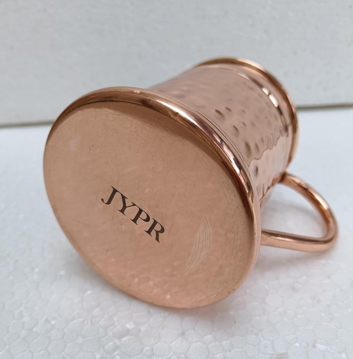 Hammered Copper Tankard — Forged Warmth | 22 oz