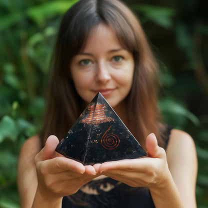 Shungite Orgonite Protection Pyramid