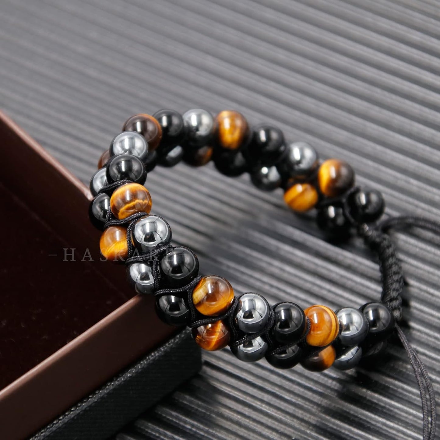 Triple Protection Stone Bracelet
