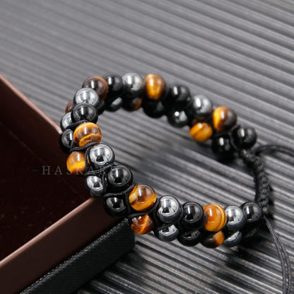 Triple Protection Stone Bracelet