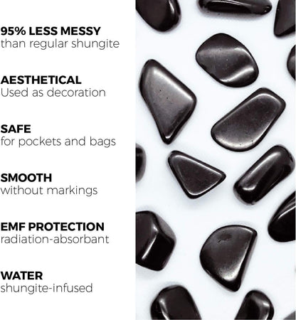 Polished Shungite Stones Set