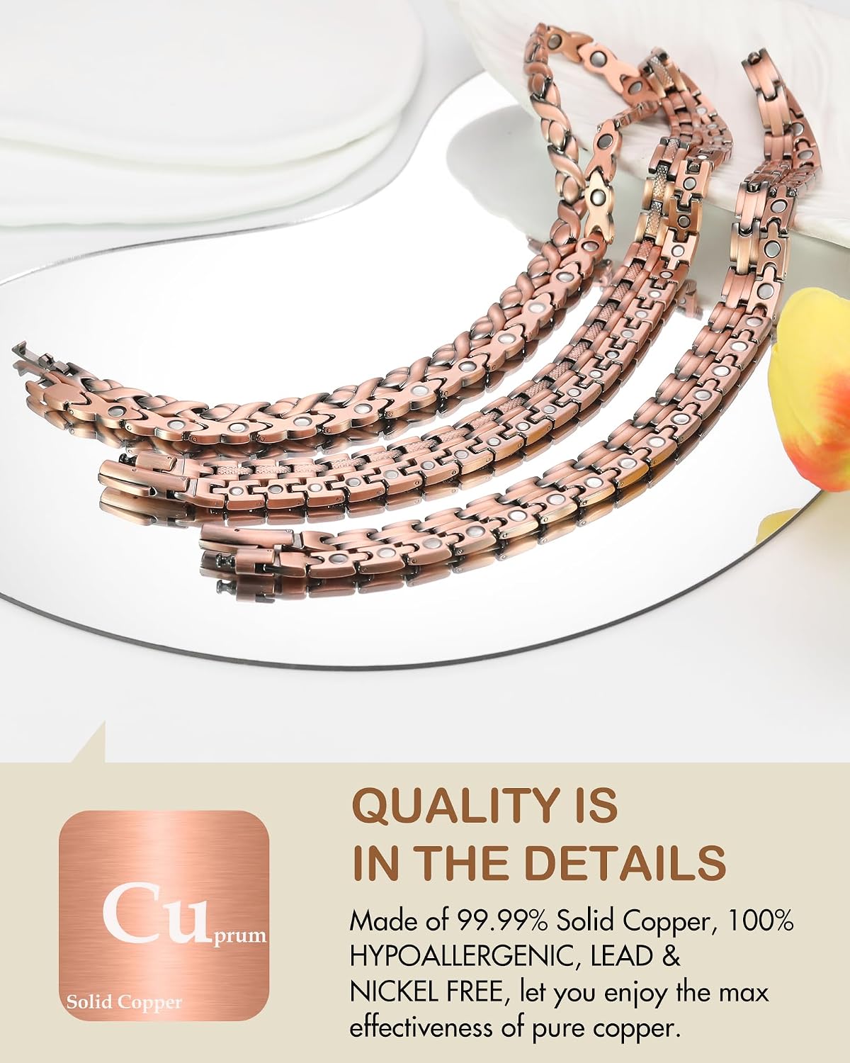 Pure Copper Magnetic Necklace