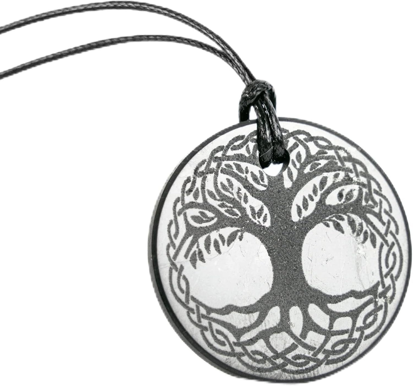Round Shungite Talisman Pendant