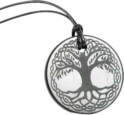 Round Shungite Talisman Pendant