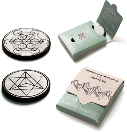 Shungite Cell Phone Protection Sticker Set