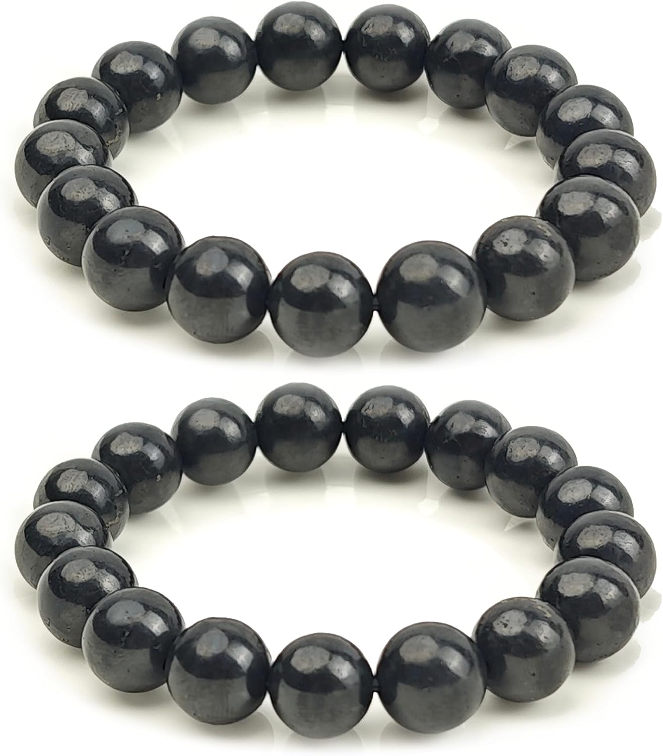 Handcrafted Shungite Bead Bracelet