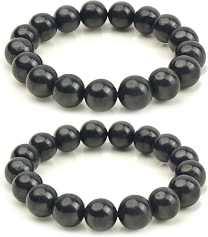 Handcrafted Shungite Bead Bracelet