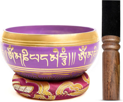 Tibetan Singing Bowl — Magenta Moment | 3.5 Inch