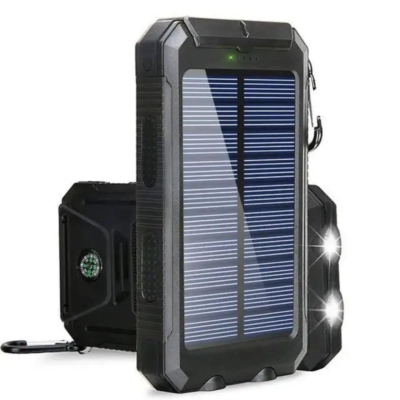 Solar Power Bank 80,000mAh – Ultra-High Capacity Portable Charger with LED Flashlight & Solar Charging