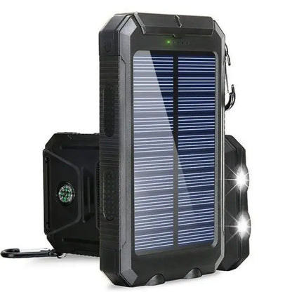Solar Power Bank 80,000mAh – Ultra-High Capacity Portable Charger with LED Flashlight & Solar Charging