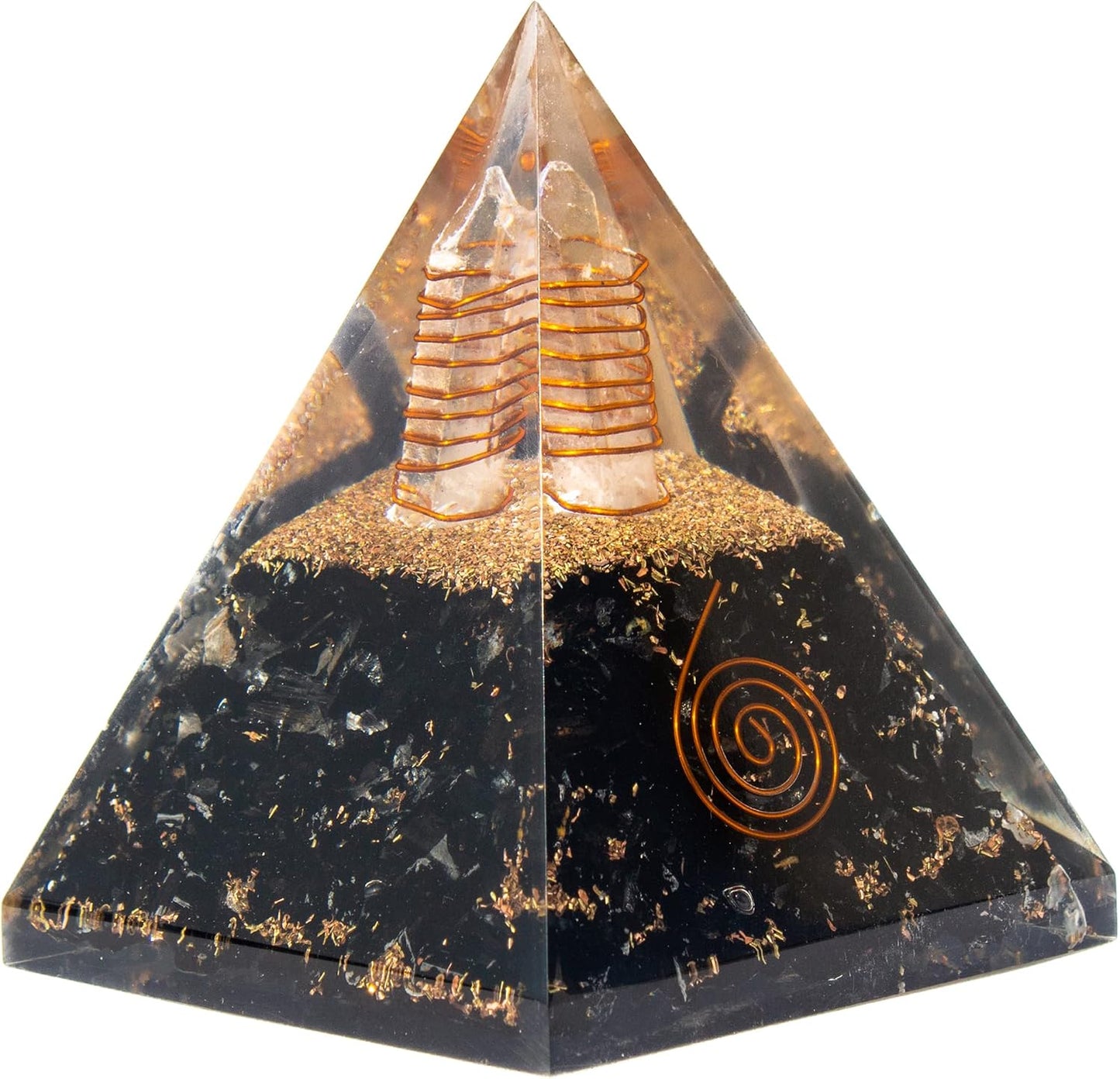 Shungite Orgonite Protection Pyramid