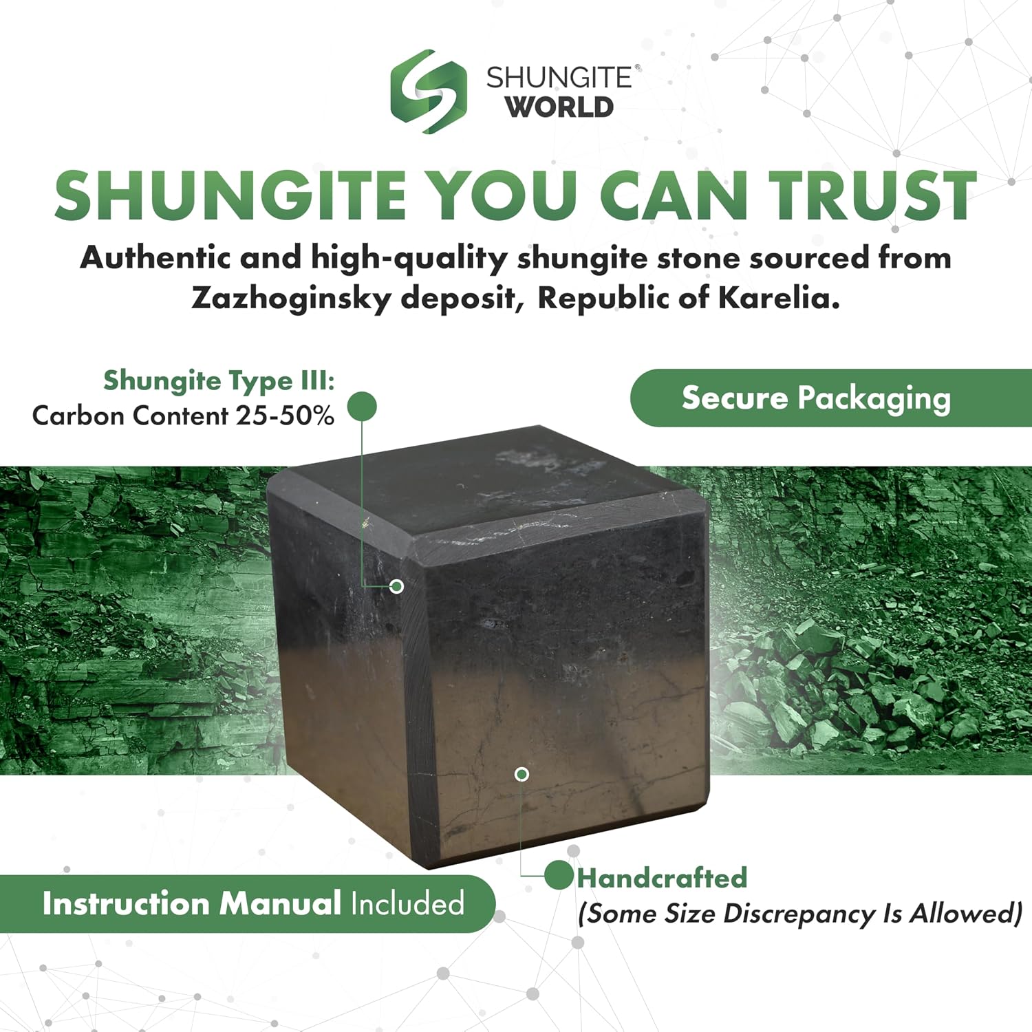 Authentic Shungite Cube