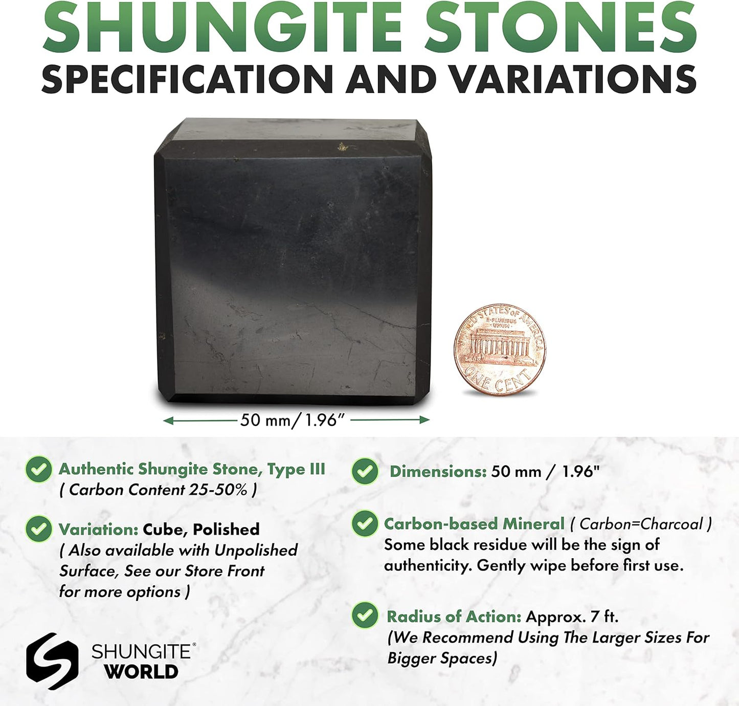 Authentic Shungite Cube