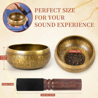 Brass Singing Bowl — Buddha Resonance | 5 Inch