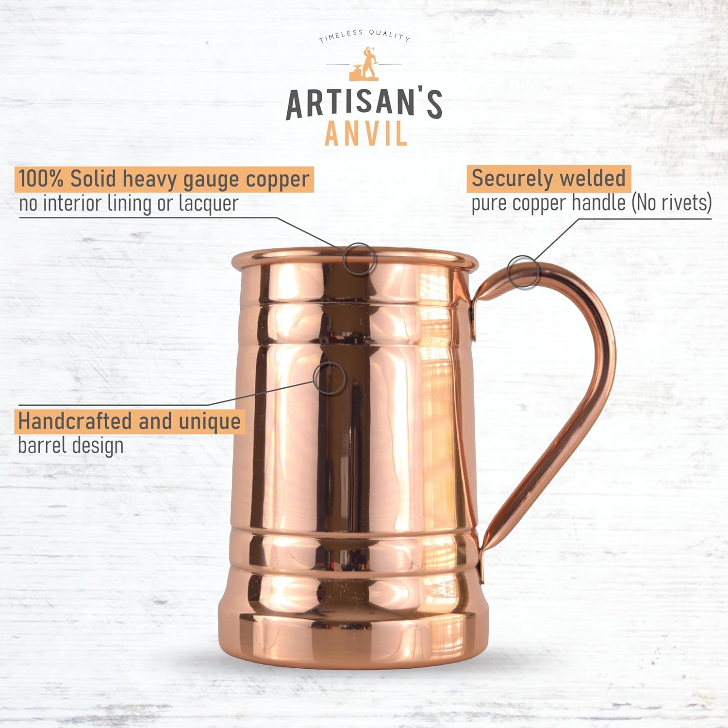 Pure Copper Moscow Mule Mug