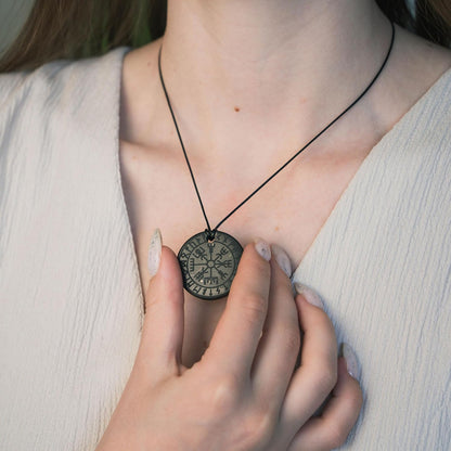 Round Shungite Talisman Pendant