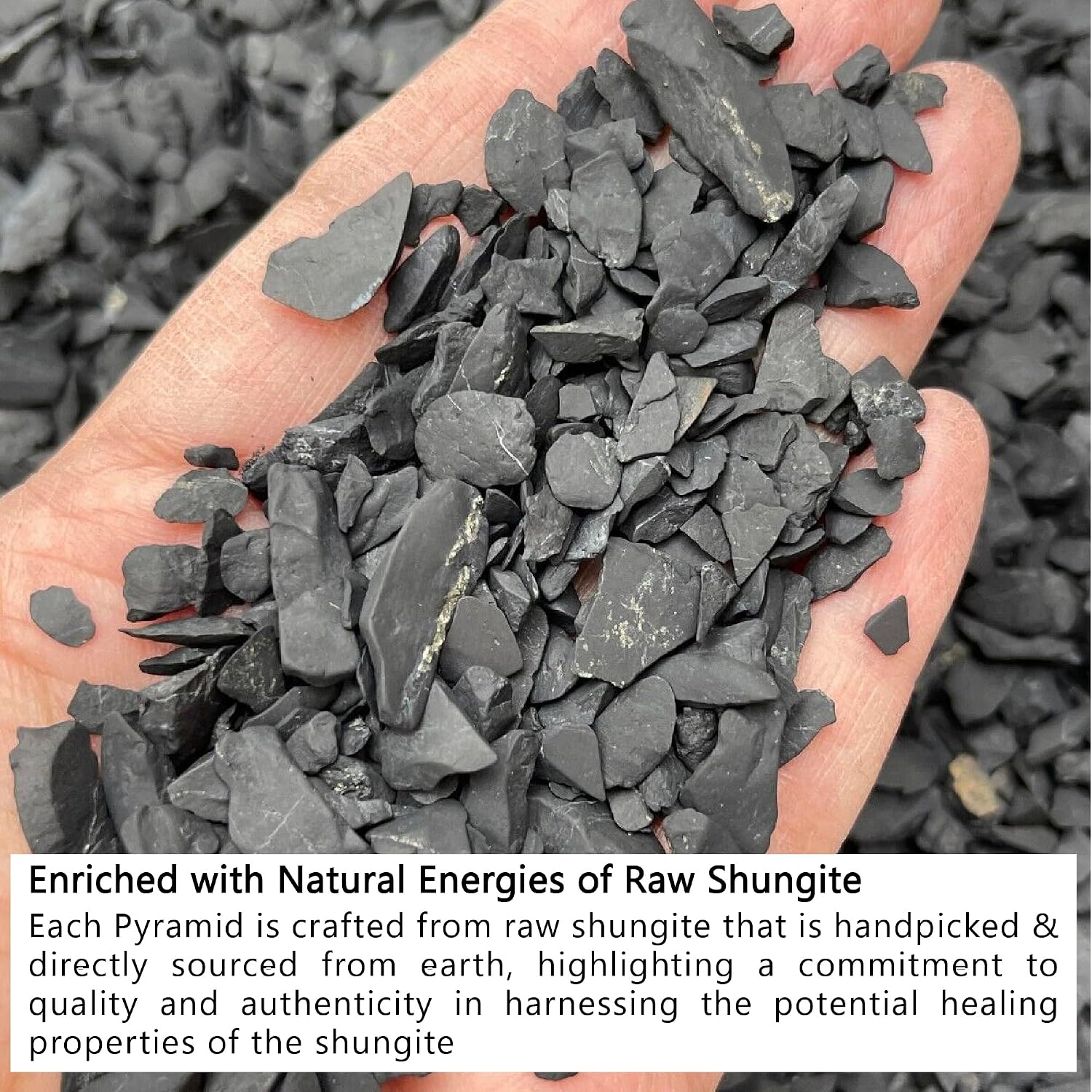 Shungite Orgonite Protection Pyramid