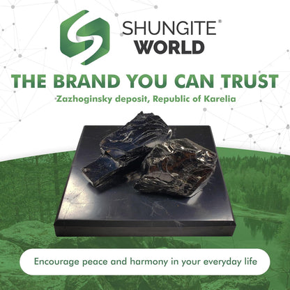 Polished Shungite Tile Plate
