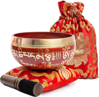 Tibetan Singing Bowl — Magenta Moment | 3.5 Inch