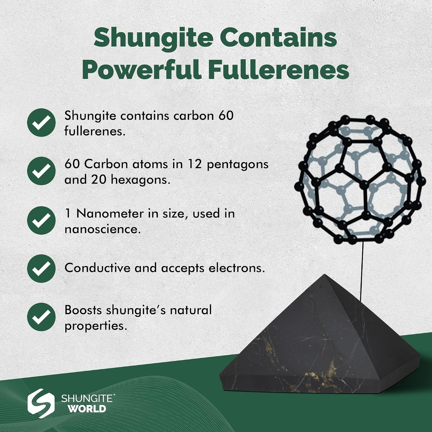 Authentic Shungite Pyramid
