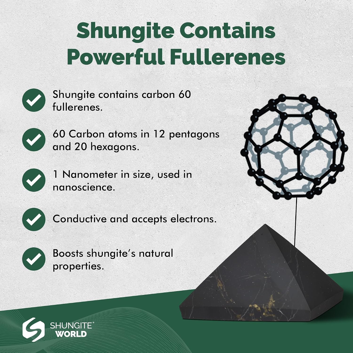 Authentic Shungite Pyramid